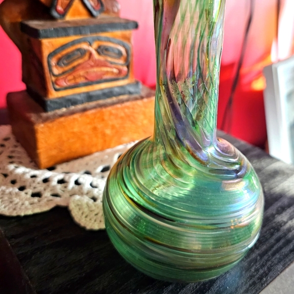 Arte Vargas Art Glass Vase - Picture 2 of 3